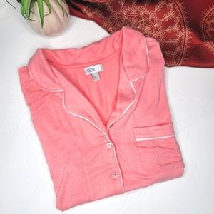Nordstrom Rack Pajama Top Pink Flamingo Size Small NWT